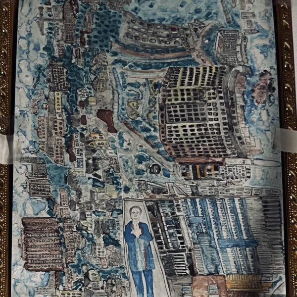 frame «#5, “Brookline & Medical Aria, a View from Myself, Bird's-eye View,