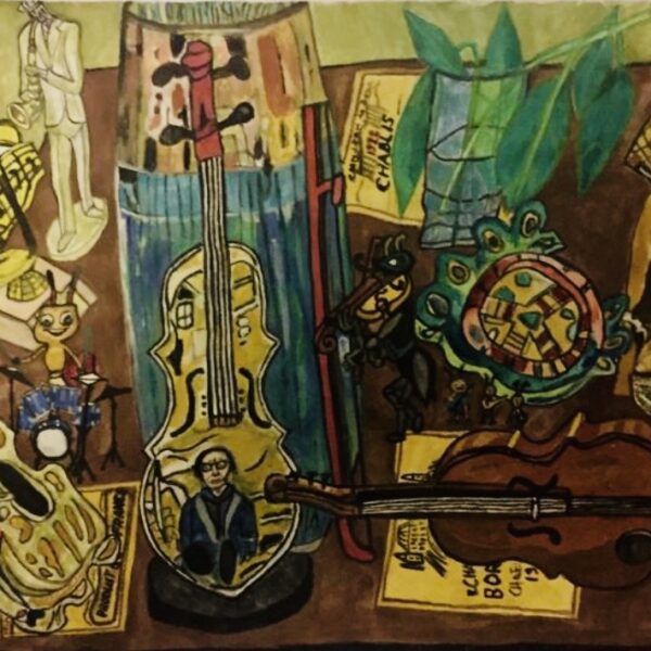 #19, “Musical Still Life, or Imitation of Salvador Dali with Cockroaches “