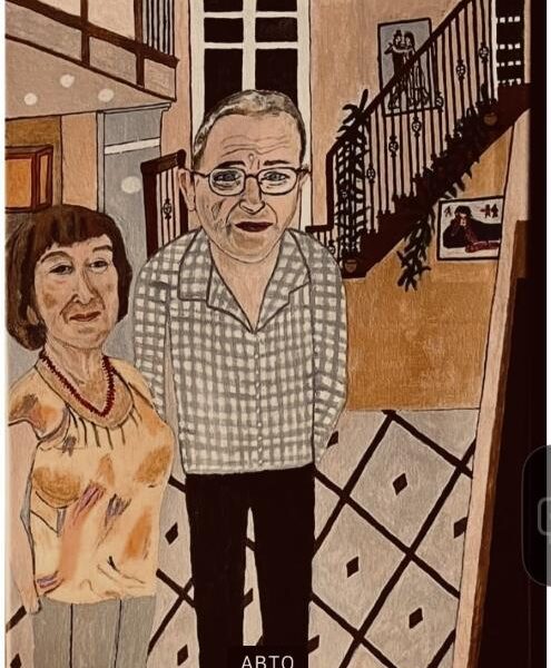 Family Portrait of Brothers Boris & Klara Klebanov, #36
