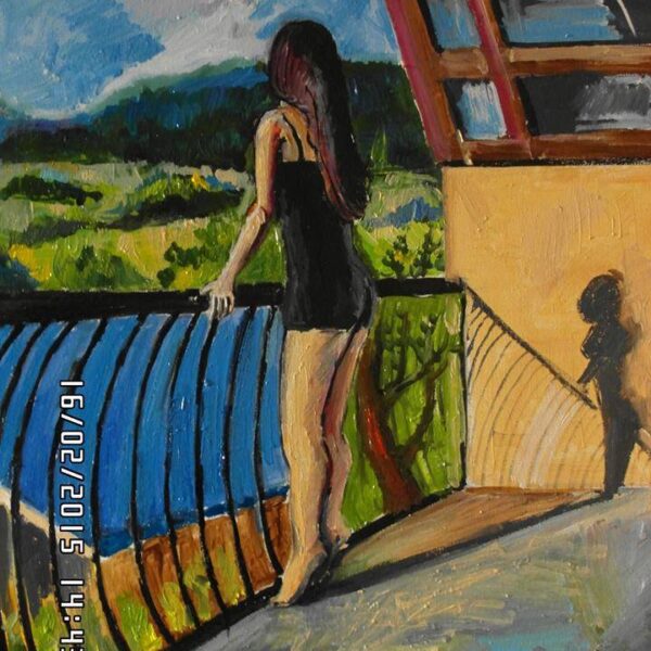 Girl on the Balcony