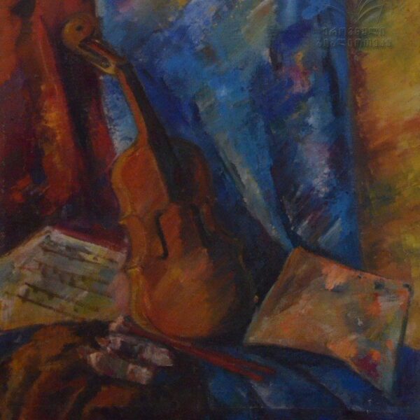 Still life with violin