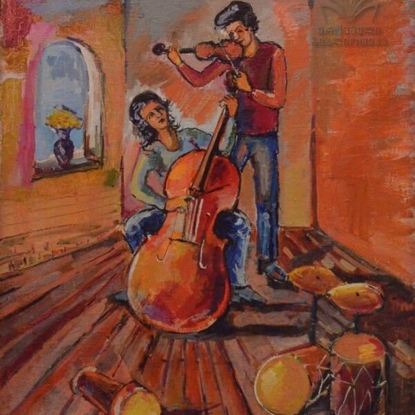 Composition on the theme of music