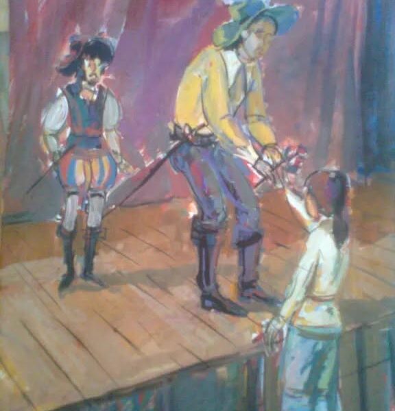Composition on the theme of theater