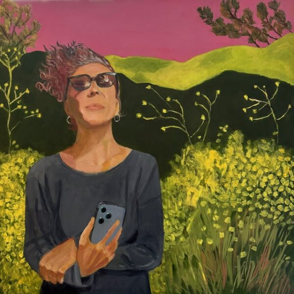 Deborah with iphone